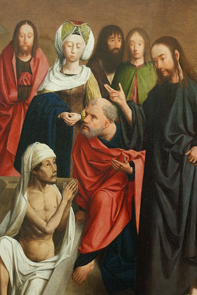Geertgen Tot Sint Jans The resurrection of Lazarus
